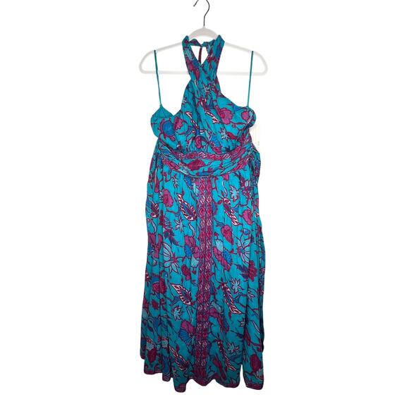 Caroline Constas Halter Midi Dress Size XL - Picture 3 of 10